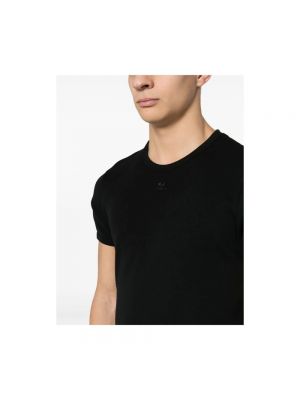 Camiseta de algodón Courrèges negro
