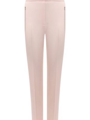 Шерстяные брюки Stella Mccartney розовые