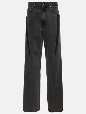 Voľné džínsy s nízkym pásom Dion Lee čierna