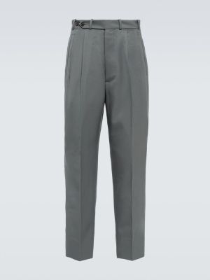 Vlněné kalhoty Maison Margiela šedé