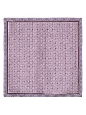 Fular de mătase cu buline cu imagine Tagliatore violet