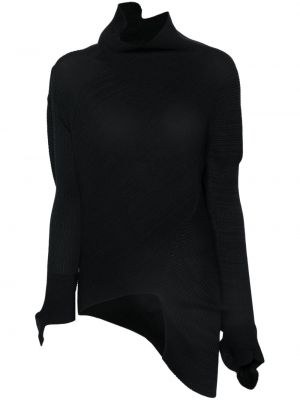 Asimetrični pulover Issey Miyake črna