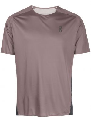 T-shirt à imprimé On Running violet