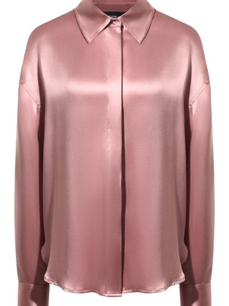 Шелковая блузка Jacob Lee розовая