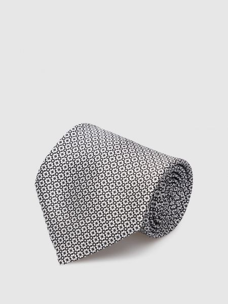 Шелковый галстук Stefano Ricci серый