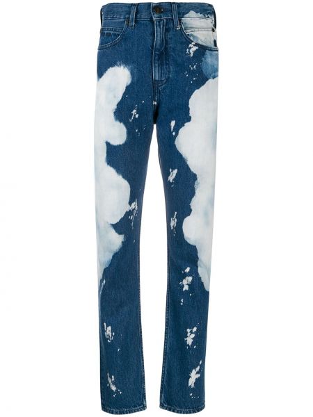 Mom jeans Calvin Klein Jeans Est. 1978, niebieski