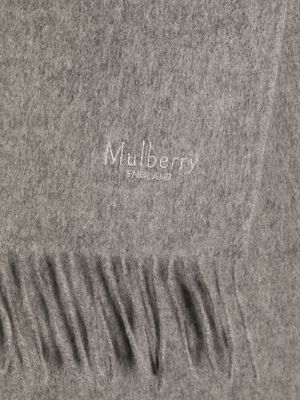 Echarpe en cachemire Mulberry gris