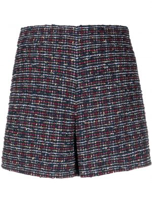 Tweed shorts Valentino blå