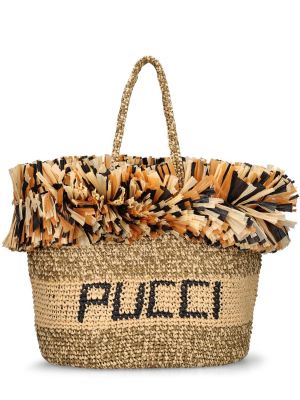 Nákupná taška Pucci khaki