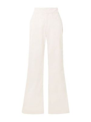 Pantaloni di cotone Johanna Ortiz bianco