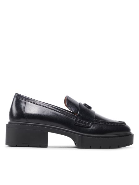 Pantofi loafer Coach negru