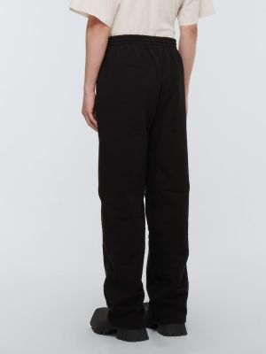 Pantaloni tuta di cotone Balenciaga nero