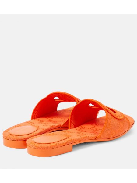 Slides Gucci arancione