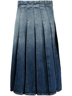 Plisované džínová sukně Tommy Hilfiger