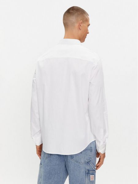 Košulja slim fit Armani Exchange bijela