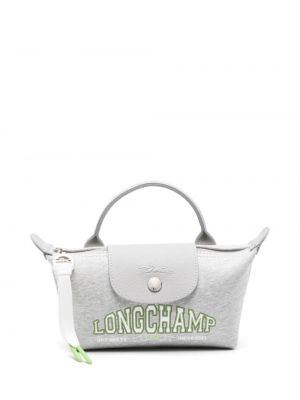 Шопинг чанта Longchamp сиво