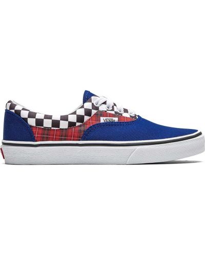 Ruudulliset tennarit tytöille Vans Kids sininen