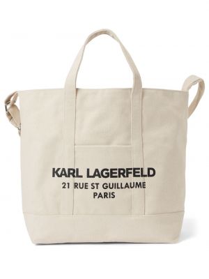Shopper Karl Lagerfeld beige