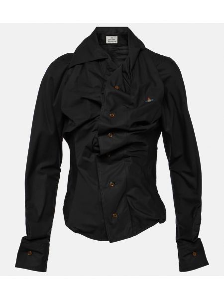 Памучна риза Vivienne Westwood черно