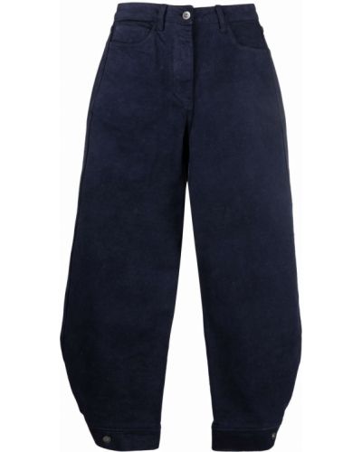 Широкие брюки с завышенной талией Henrik Vibskov, синие