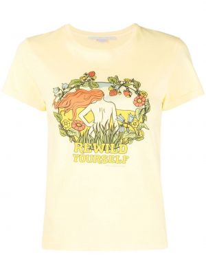 T-shirt Stella Mccartney gul