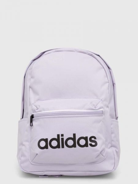 Рюкзак с принтом Adidas фиолетовый