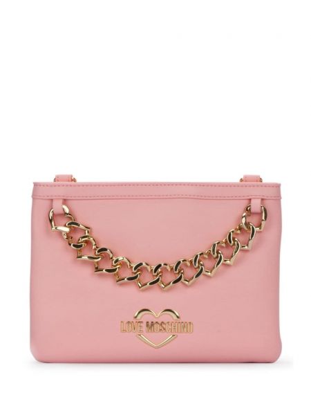 Zincir çanta Love Moschino pembe