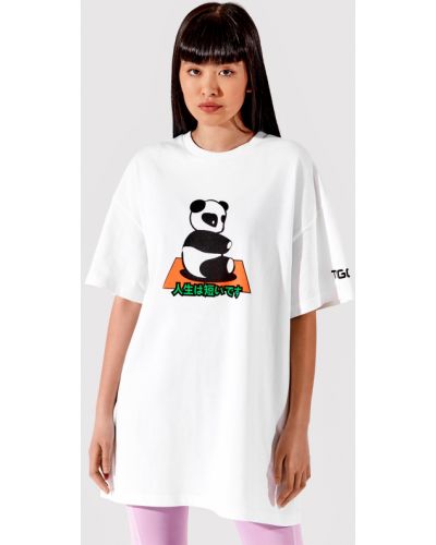 TOGOSHI T-shirt - Biały - Kobieta - XS/S(XS/S)