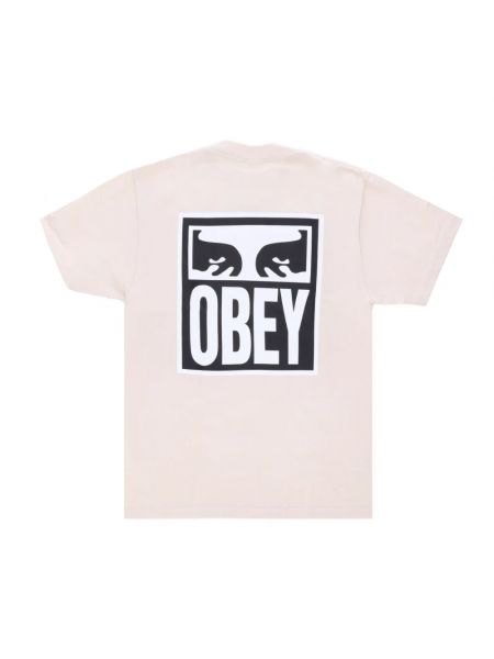 Streetwear t-shirt Obey beige