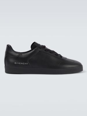 Δερμάτινα sneakers Givenchy μαύρο