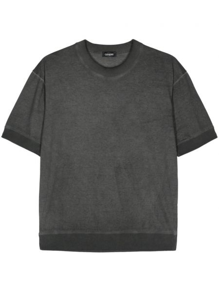 Jersey t-shirt aus baumwoll Cenere Gb grau
