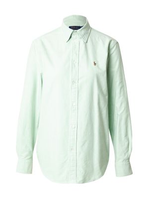 Voľná priliehavá košeľa Polo Ralph Lauren zelená