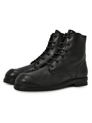 Кожаные ботинки Mattia Capezzani черные