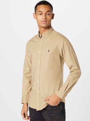 Camicia Polo Ralph Lauren beige