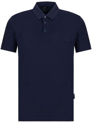 Поло тениска Armani Exchange синьо