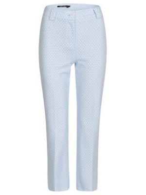 Bavlnené priliehavé nohavice Marc Aurel modrá
