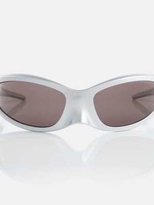 Слънчеви очила Balenciaga сребристо