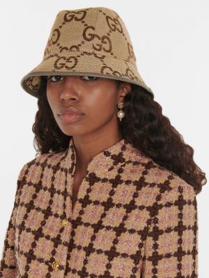 Шляпа Gucci коричневая