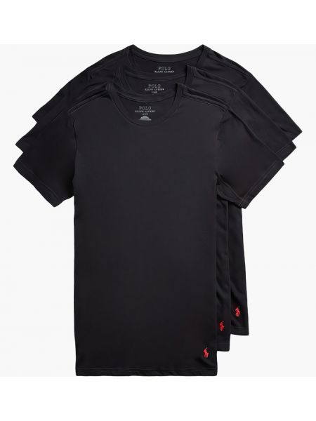 Классическая футболка слим Ralph Lauren черная