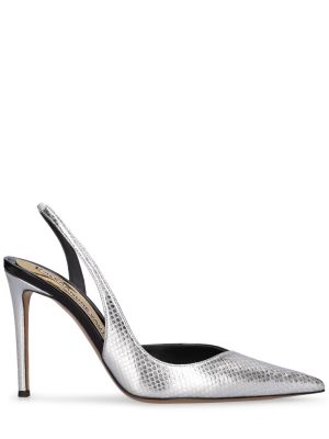 Pantofi din piele Alexandre Vauthier argintiu