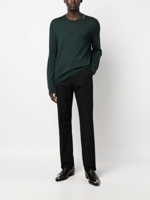 Dzianinowy sweter z nadrukiem Zadig&voltaire zielony