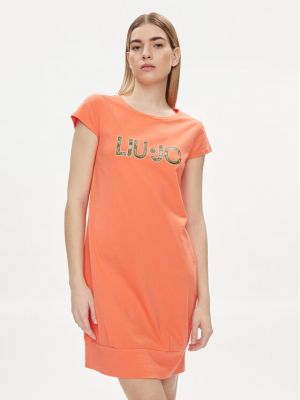 Obleka Liu Jo oranžna