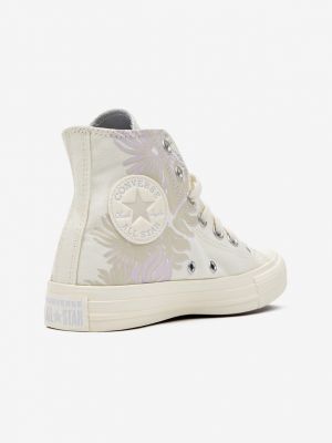 Със звездички ниски обувки на цветя Converse