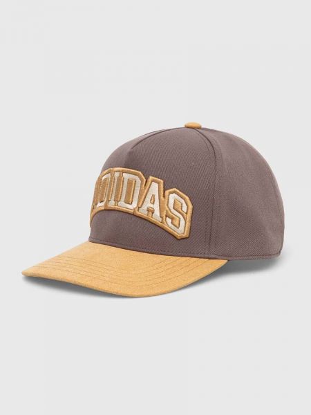 Kapa s printom Adidas Originals smeđa
