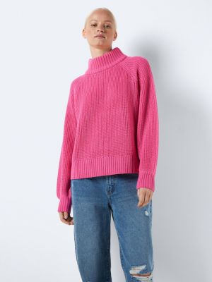 Sweter Noisy May różowy