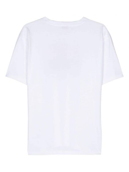 T-shirt en coton à imprimé Rassvet blanc