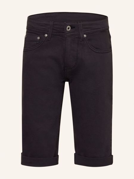 Slim fit džínové šortky Pepe Jeans šedé
