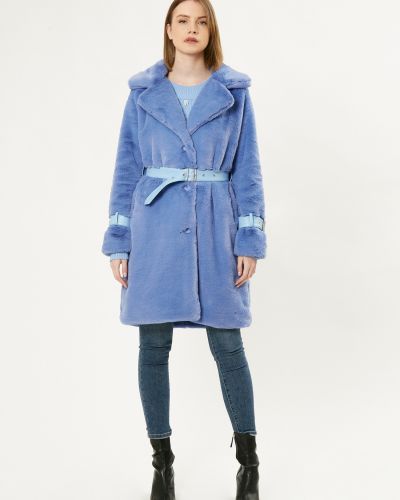 Зимно палто Influencer синьо
