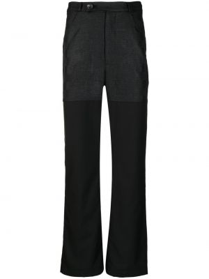 Kockované nohavice Onefifteen čierna
