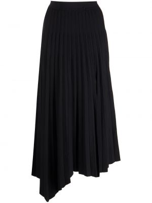 Plisovaná sukně s vysokým pasem z nylonu Jonathan Simkhai - černá